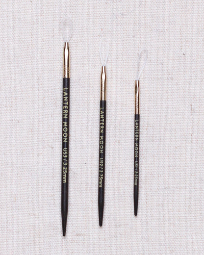 Lantern Moon Ebony Wood Finishing Needles