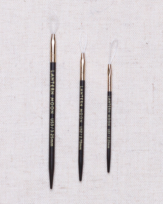 Lantern Moon Ebony Wood Finishing Needles