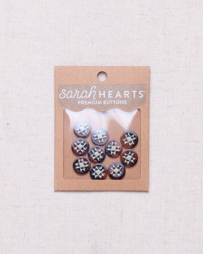 Sarah Hearts Button Sets