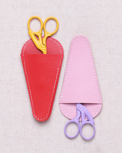 Faux Leather Scissor Sheath