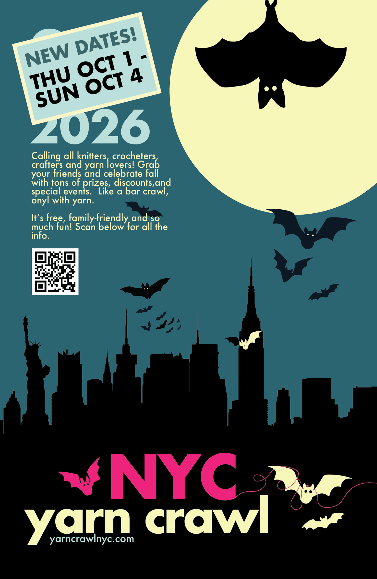 Happy Hour: NYC 2026 Yarn Crawl Edition @ Cleo's in Bushwick