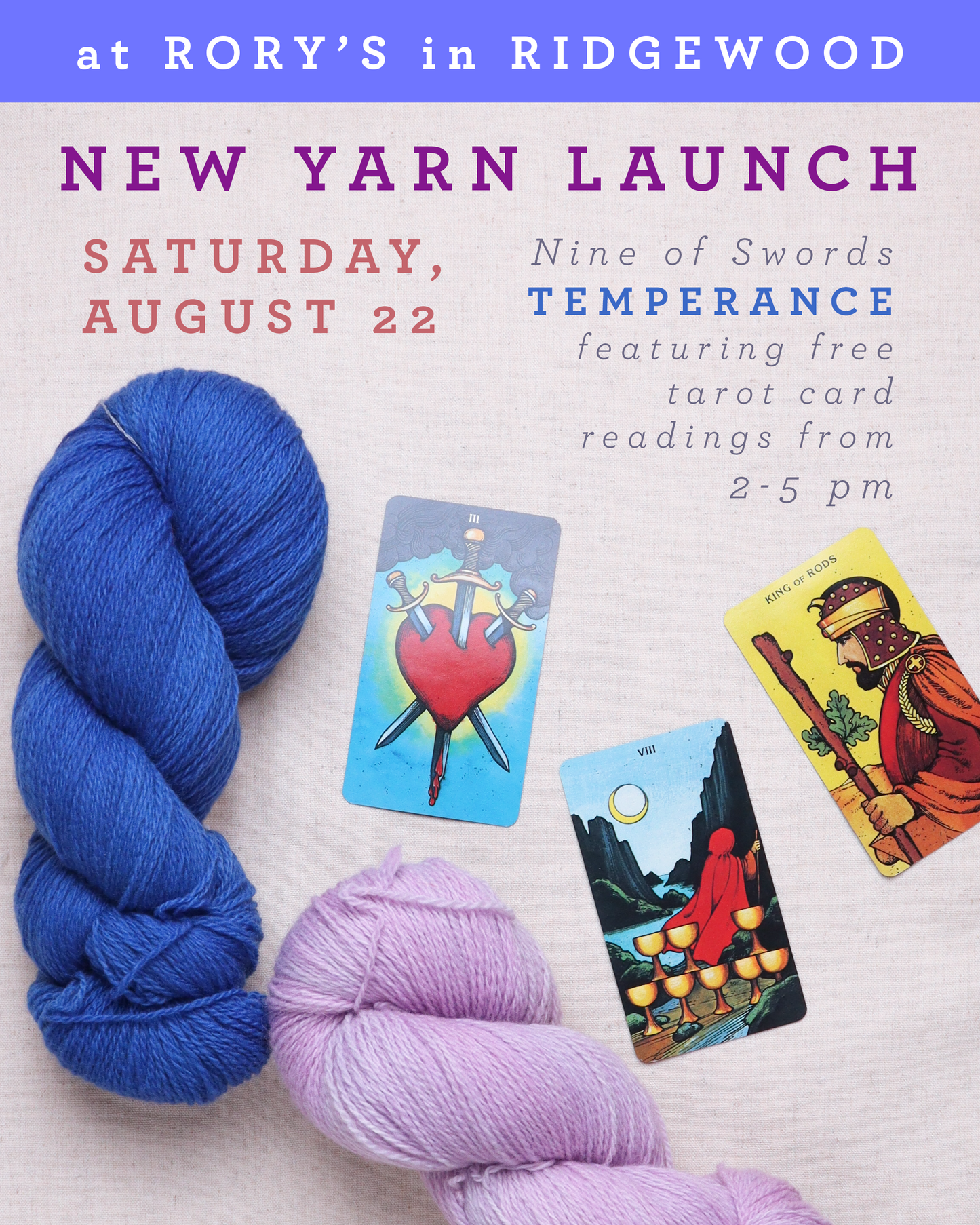 New Yarn Launch: Temperance by Nine of Swords!