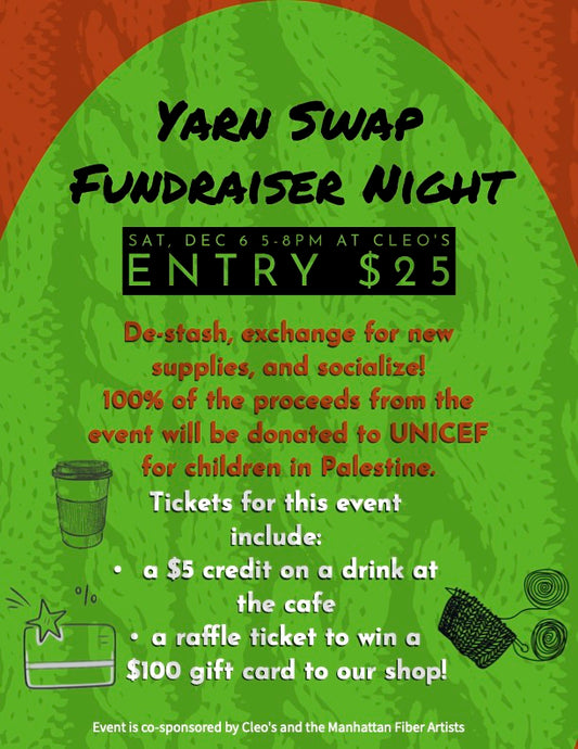 Yarn Swap Fundraiser Night