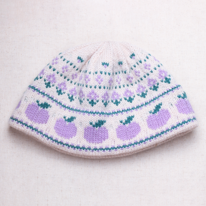 The Good Apple Hat: Beginner Colorwork Knitting Pattern
