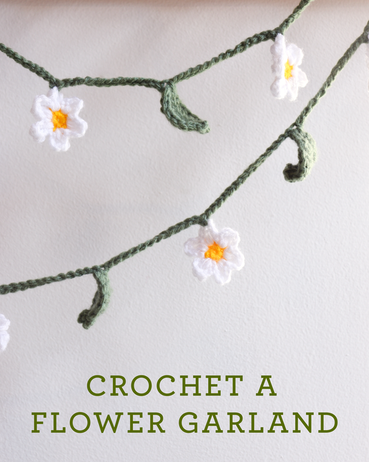 Crochet a Flower Garland