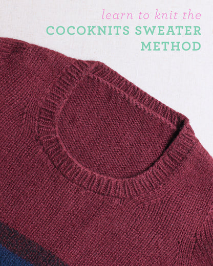 Learn to Knit the Cocoknits Sweater Method