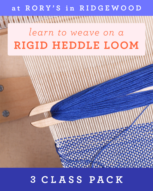 Learn Rigid Heddle Weaving Basics @ Rory's in Ridgewood