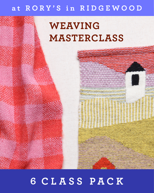 Rigid Heddle Weaving Masterclass @ Rory's in Ridgewood