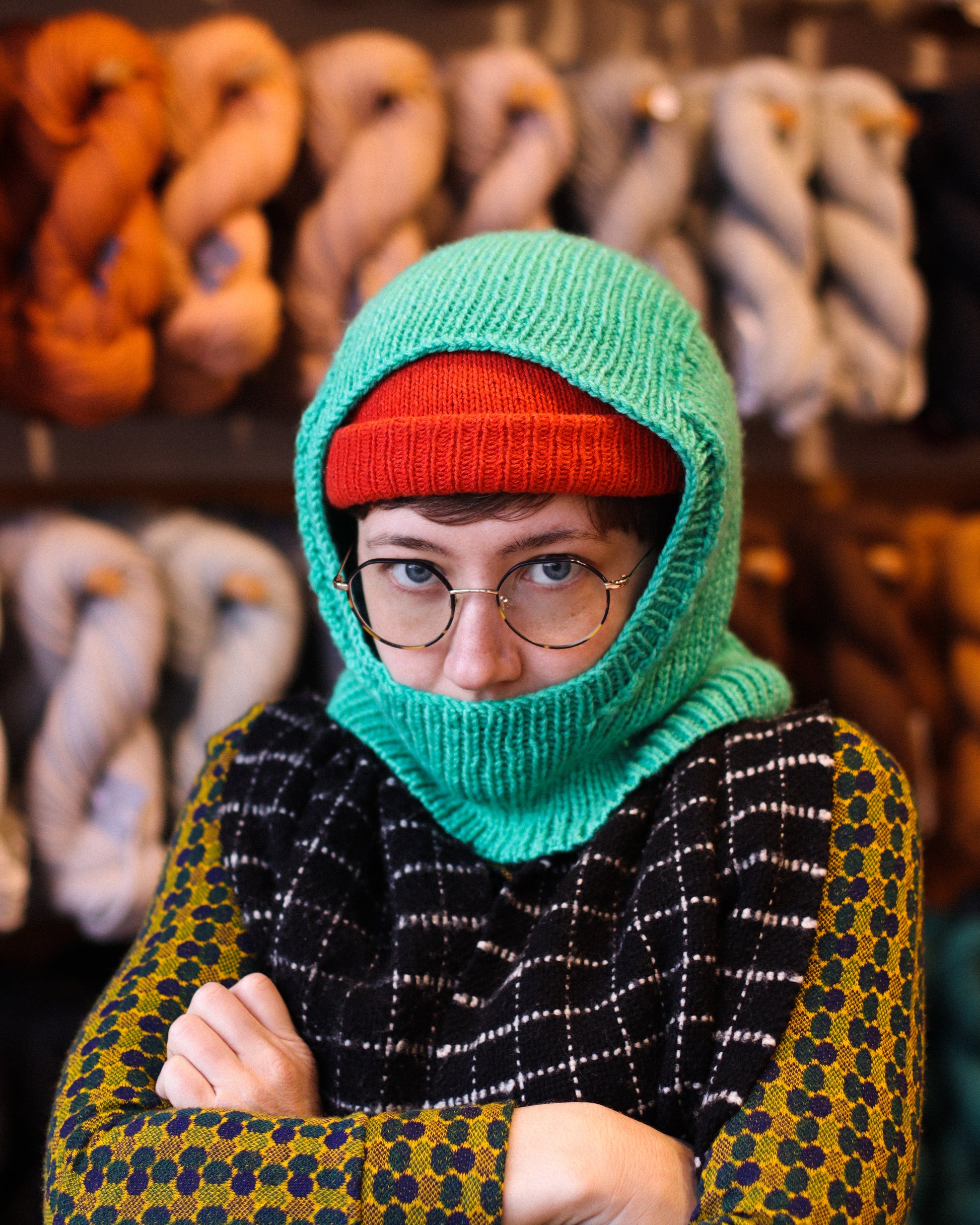 Ribbed Balaclava Knitting Pattern – CLEO'S1